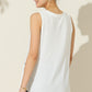 Round Neck Button Side Tank