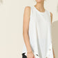 Round Neck Button Side Tank
