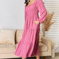 Culture Code Full Size Ruffle Trim Smocked Tiered Dress