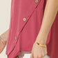 Round Neck Button Side Tank