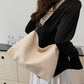 PU Leather Geometric Pattern Strap Shoulder Bag