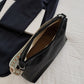 PU Leather Geometric Pattern Strap Shoulder Bag